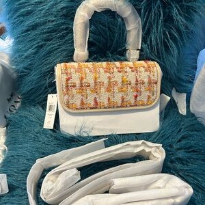 Coach top handle Tweed Handbag